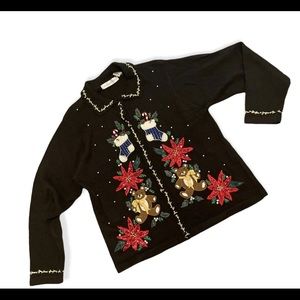 Vintage Victoria Jones Christmas sweater